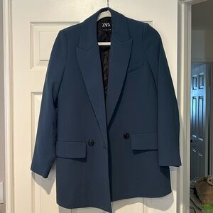 Blue Zara blazer